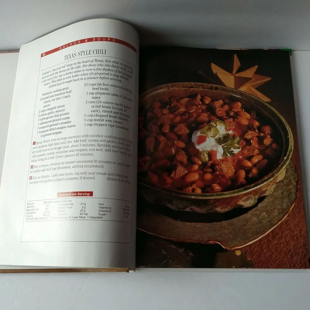 Diabetic Recipes For the Holidays Hardcover Cookbook Vtg 1998‎
